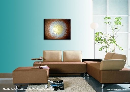 Custom Made Contemporary Abstract Gold Original Metallic Textured Painting By Lafferty - 24 X 30