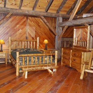 Allen Pierce Briar Hill Rustic Furniture Leeper Pa Traditional Cedar Log Beds By