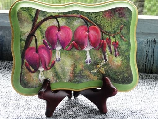 Custom Made Hyper-Realistic Bleeding Hearts Painted On Wood