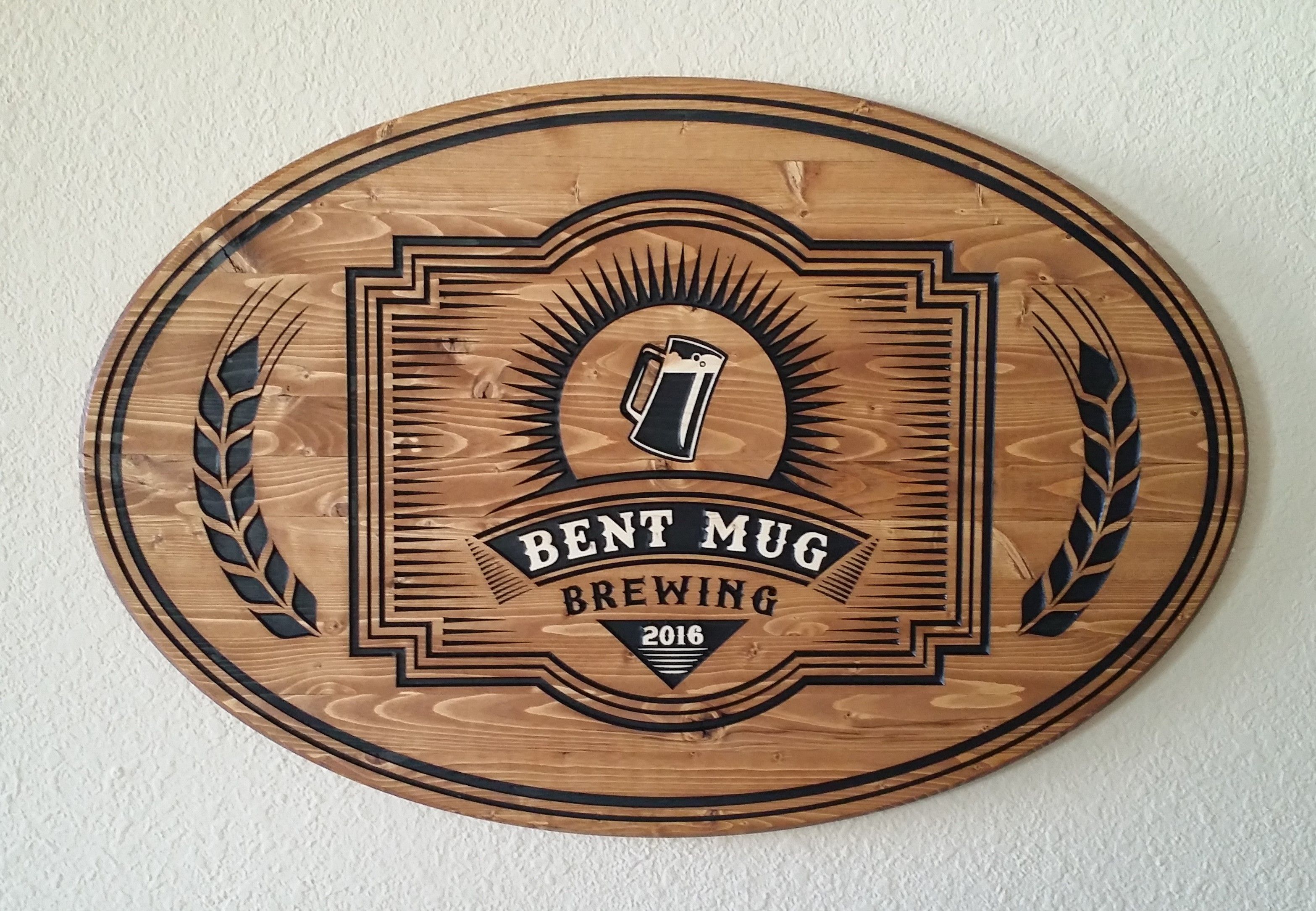 Handmade Rustic Brewing Sign by Focal Point | CustomMade.com