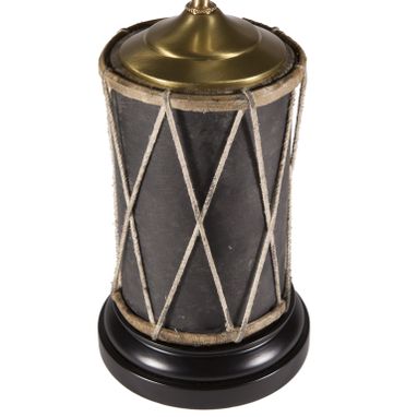 Custom Made Vintage Primitive Drum Lamp