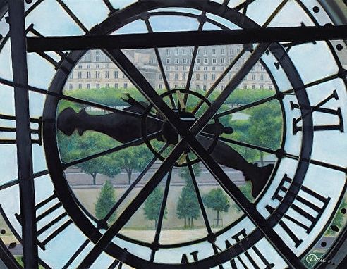 Custom Made Two Forty At The Orsay (Paris, France) - Fine Art Print On Canvas, Stretched (21