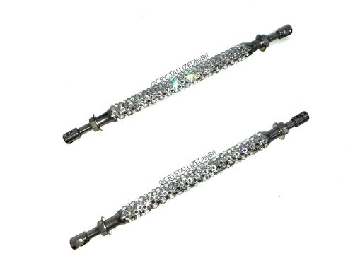 Custom Made Crystallized Car Support Rods Front Splitter Bling Genuine European Crystals Bedazzled