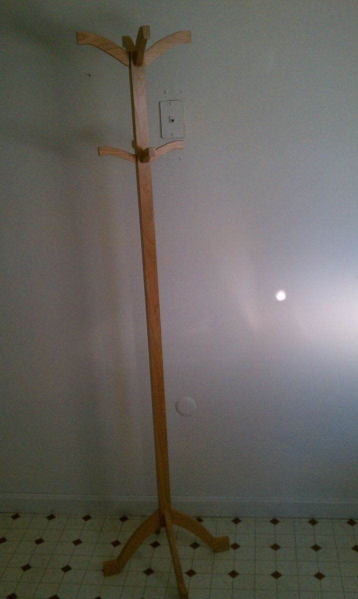 custom standing coat rack
