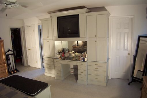 Custom Made Bedroom Cabinet And Makeup Table