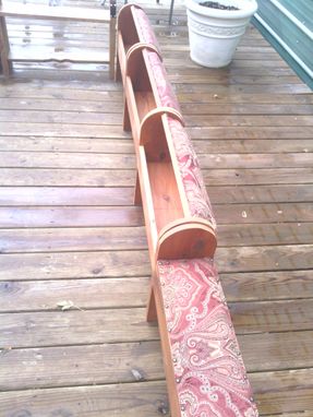 Custom Made Oak Prayer Bench
