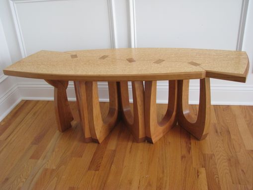 Custom Made Birds Eye Maple Bench