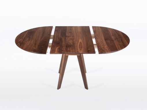 Handmade Round Expanding Dining Table, Magic Expanding Round Table