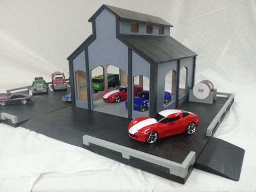 Custom Made Wooden Toy Garage