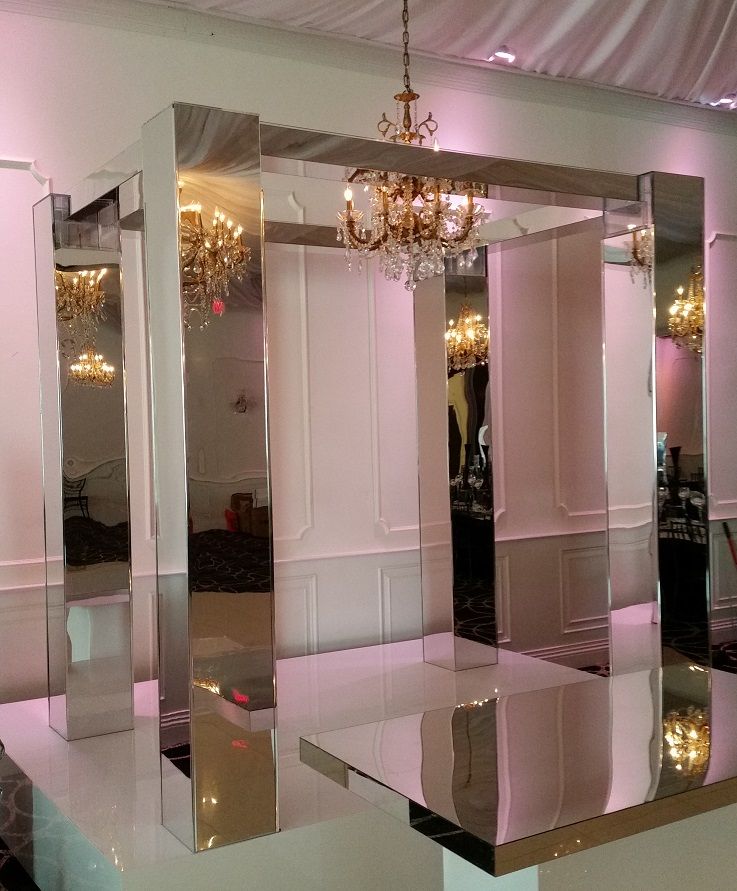 Buy Custom Made Mirror Acrylic Wedding Strucutre Chuppah, Mandap