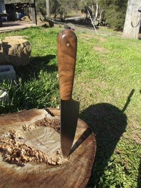 Custom Made Claro Walnut Vegetable Knife