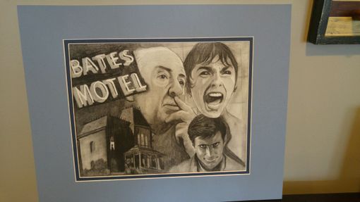 Custom Made Psycho Collage In Charcoal