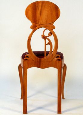 Custom Made Lady's Art Nouveau Chair To Go With Desk