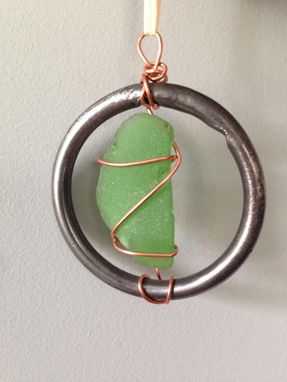 Custom Made Sea Glass Sun Catcher