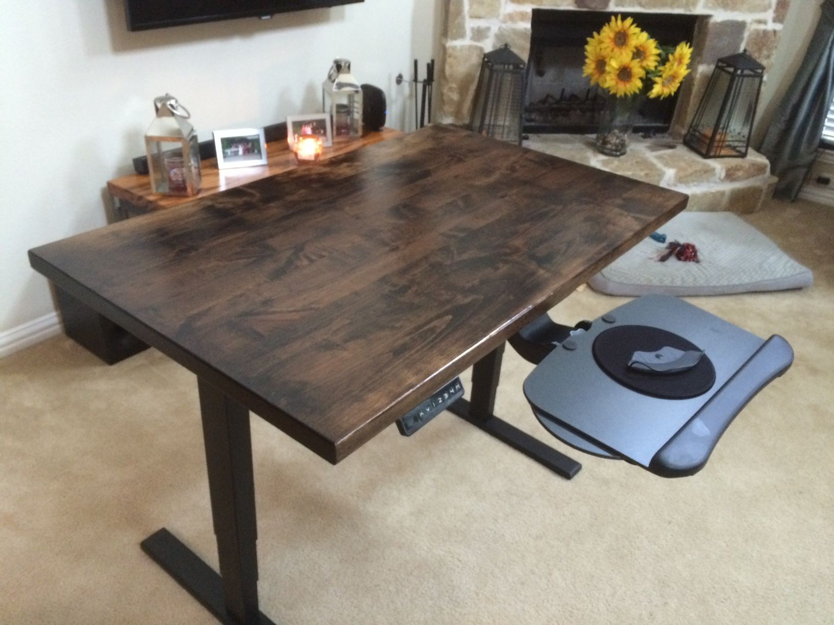 Buy Custom Made Adjustable Height Desks, made to order from KS