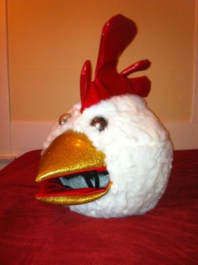 Custom Made Chicken Bobble Head - Mask/Helmet