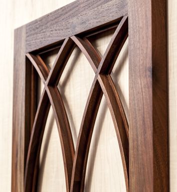 Custom Made Walnut Cathedral Doors