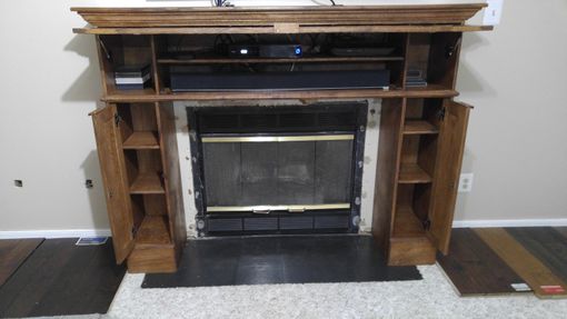 Custom Made Fireplace Storage