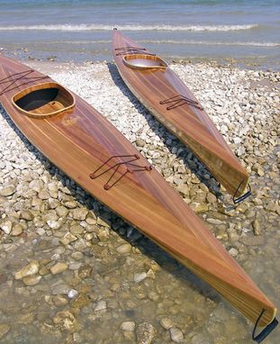 Handmade The Thunder Bay, Cedar Strip Kayak by Mackinaw Watercraft ...