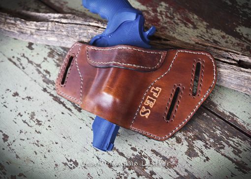 Custom Made Custom Leather Gun Holster With Name Or Initials