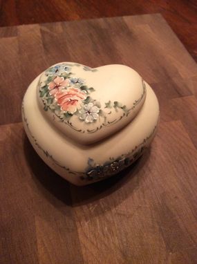 Custom Made Bisque Porcelain Heart Box