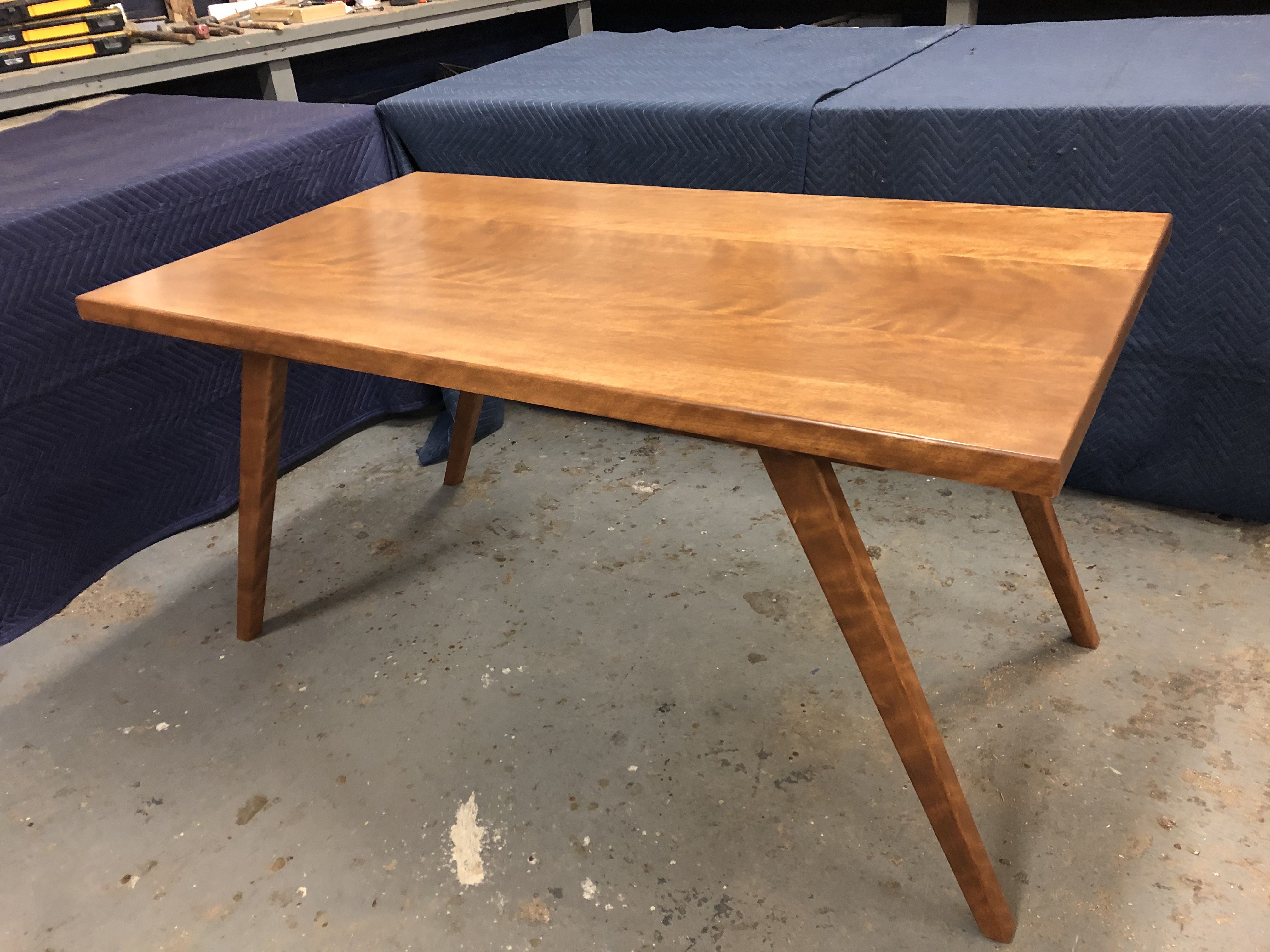 Buy Hand Crafted Small Dining Table Or Desk, Ready To Go, made to order