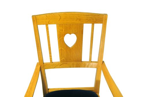 Custom Made Heart-Back Armchair