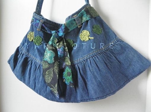 Custom Made The Old-Meets-New Denim Purse - Eco-Friendly