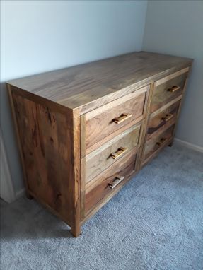 Custom Made Mango Solid Hardwood 6 Drawer Dresser