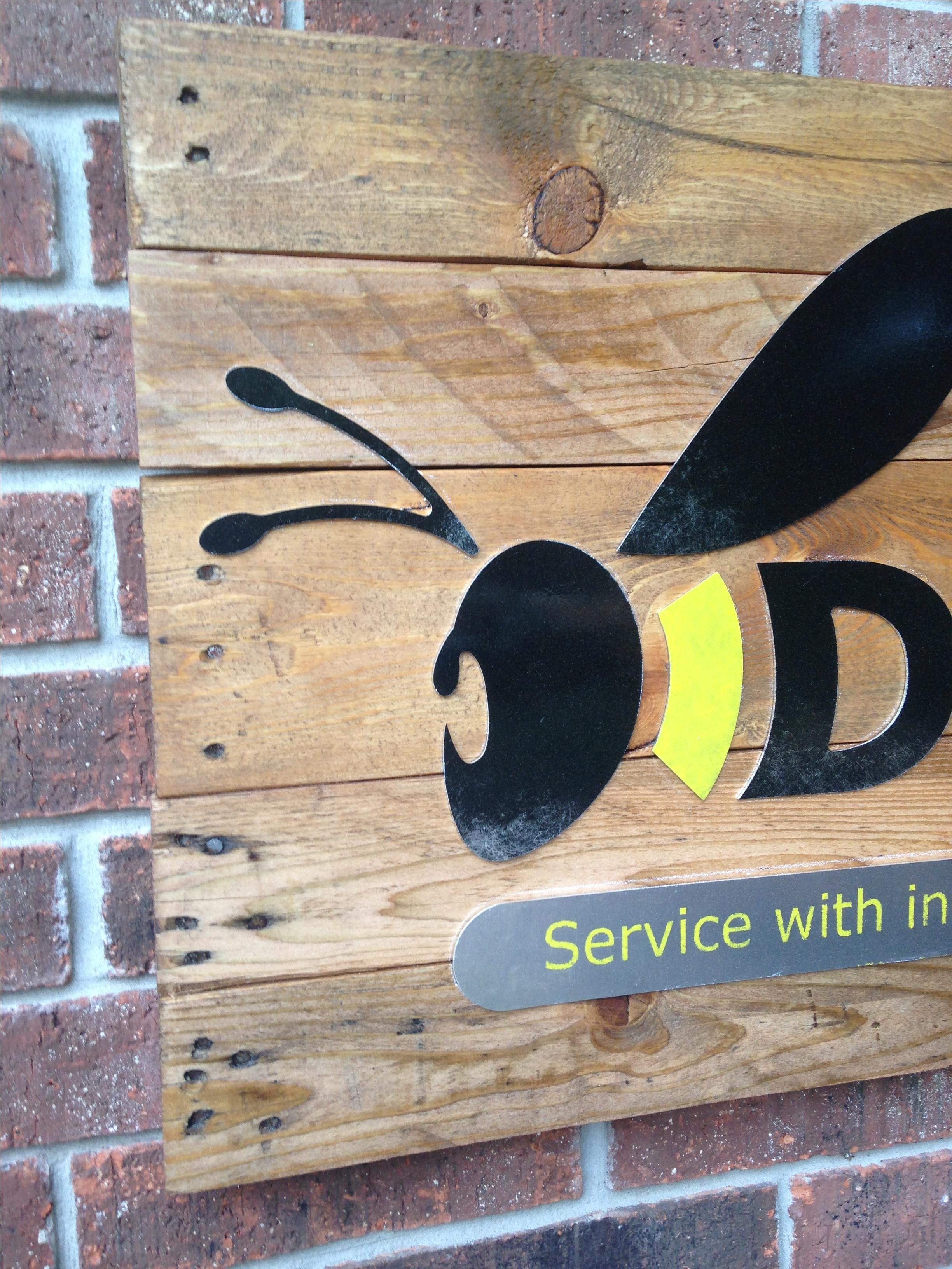 Custom Made Rustic Business Sign by SantaCruz Designs