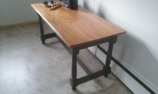 Custom Made White Oak English Tavern Table