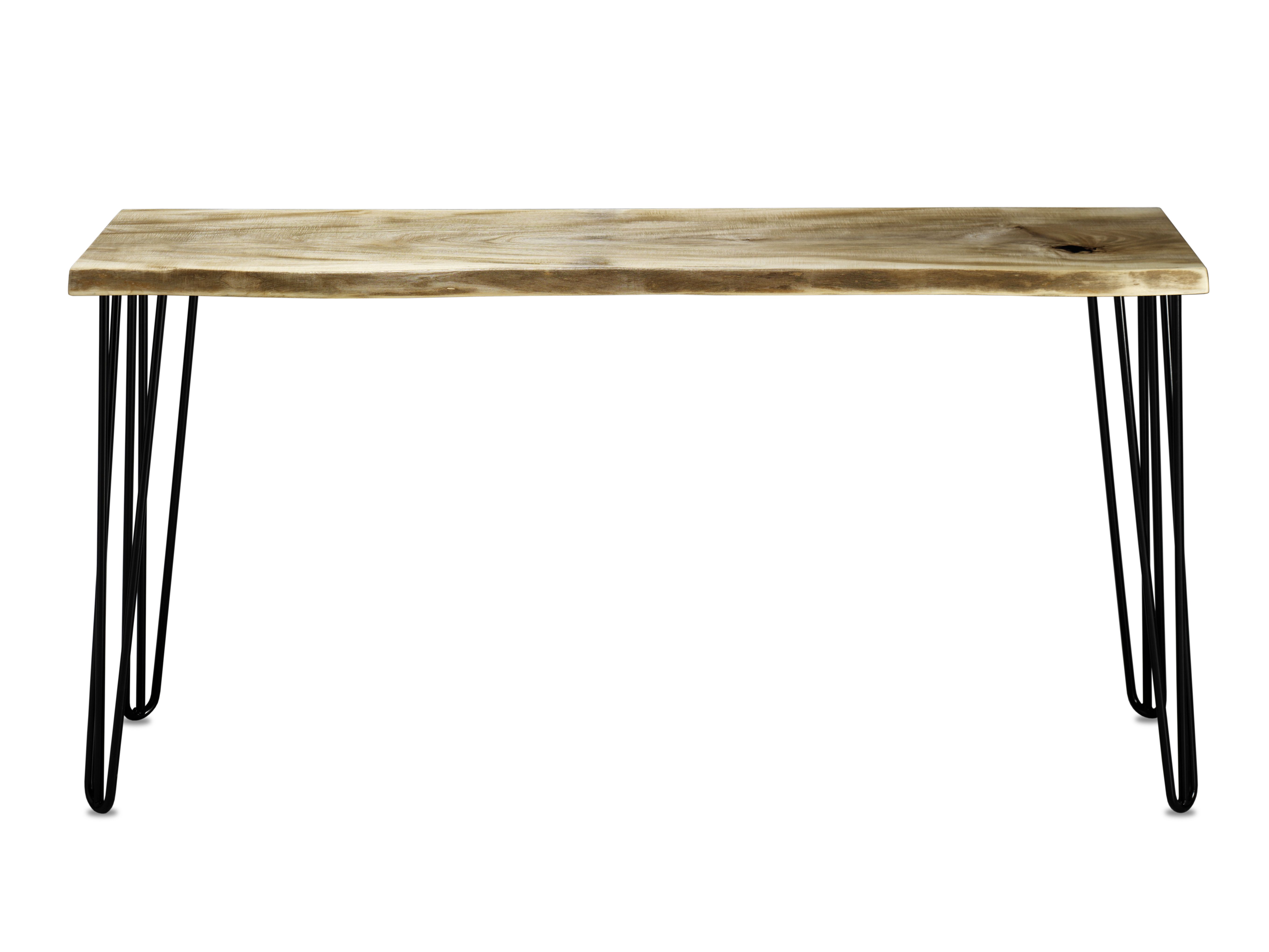 Buy Custom Made Live Edge Sofa Table, made to order from KC Custom Hardwoods