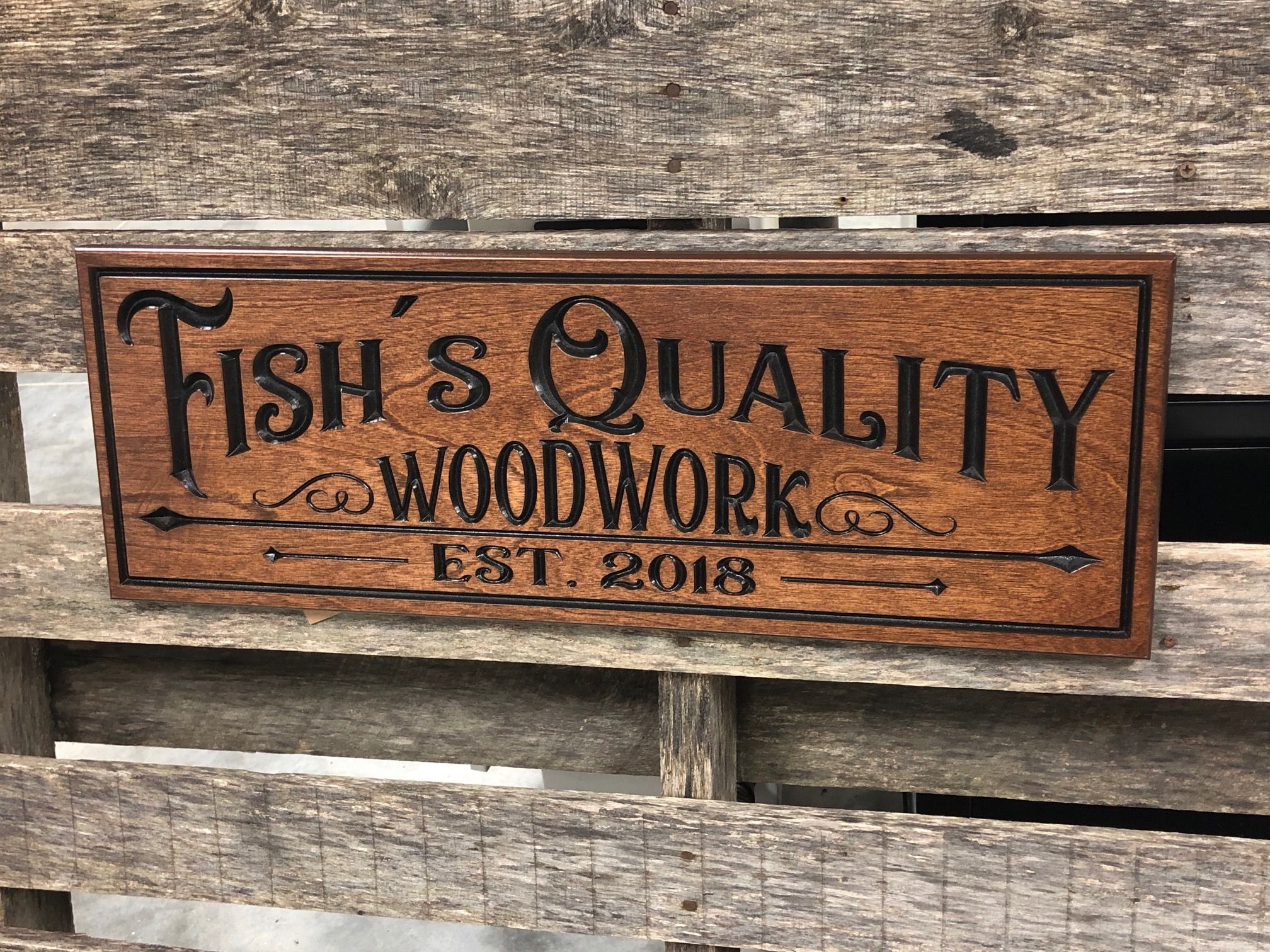 Handmade custom personalized wood signs by meramec valley woodworks