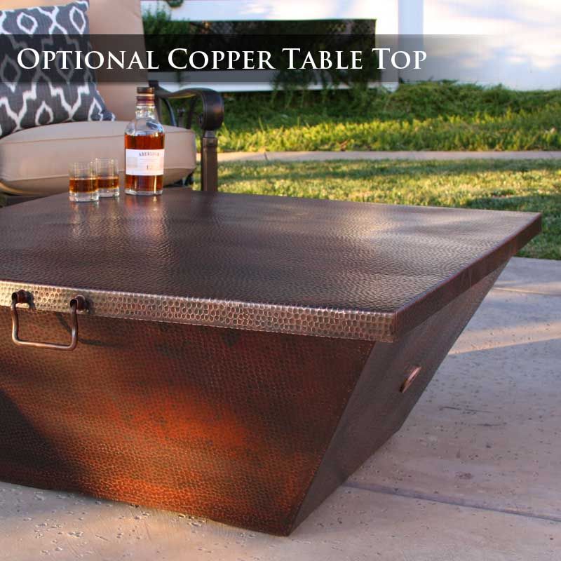 A Custom Made 40 Inch Plaza Moreno Hand Hammered Copper Fire Pit A Custom Made 40 Inch Plaza Moreno Hand Hammered Copper Fire Pit To Order From Starfire Direct Custommade