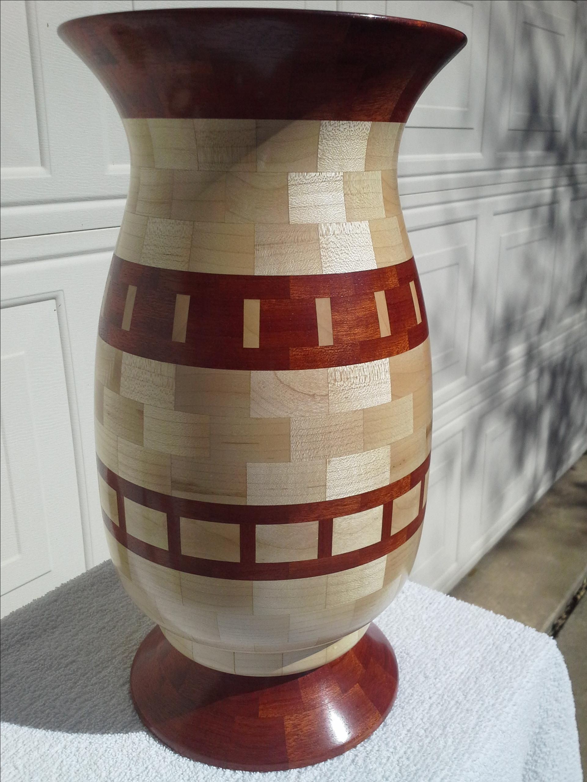 Buy Custom Made Woodturned Vase, made to order from RB Wood Designs ...