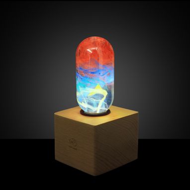 Custom Made Ep Light Ambient Led Table Lamp, Art Fixture Lighting, Unique Gifts - Youth