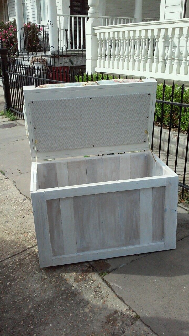 Custom Made Toy Chest/Bench by Cut Twice Design & Fabrication