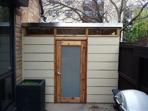 Custom Made Custom Shed Made Of Cement Board And Stainless Steel