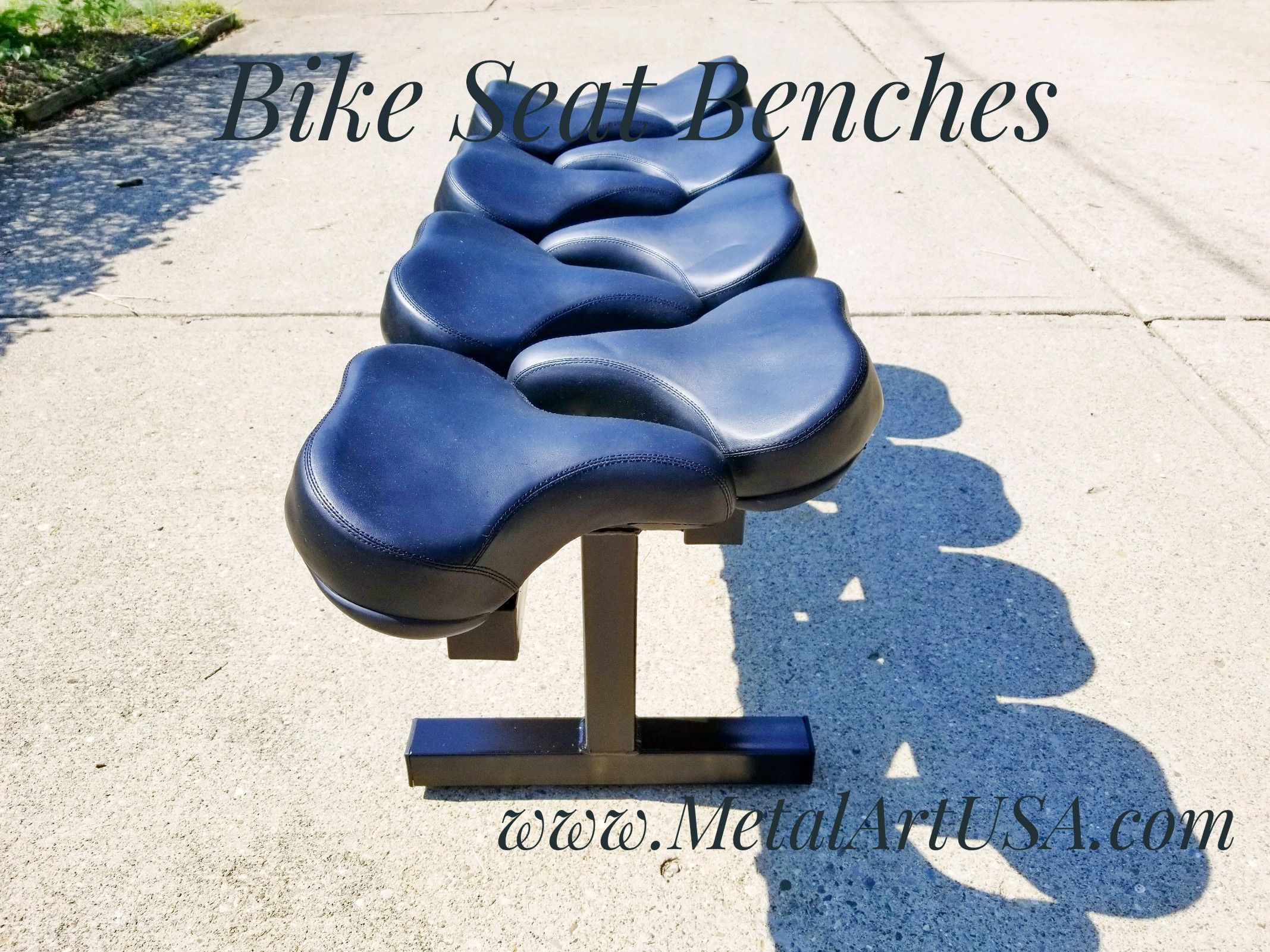 Buy Handmade Bike Seat Benches, made to order from James Perkins Metal