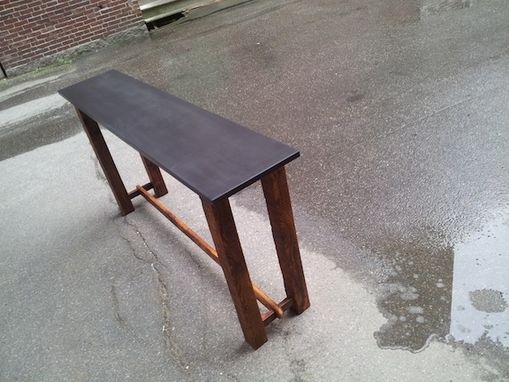 Custom Made Reclaimed Laboratory Top Sofa / Hall Table