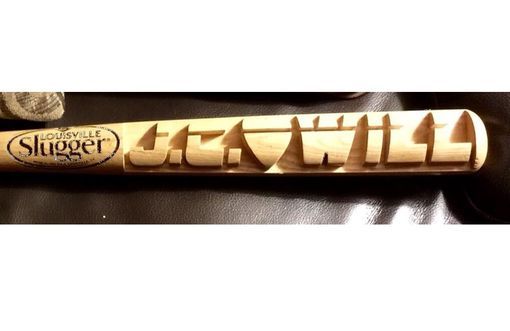 Custom Made Carved Personalized Baseball Bat