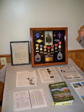 Custom Made Military Honor Display Case