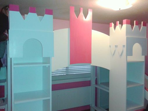 Custom Made Princess Castle Loft Bed