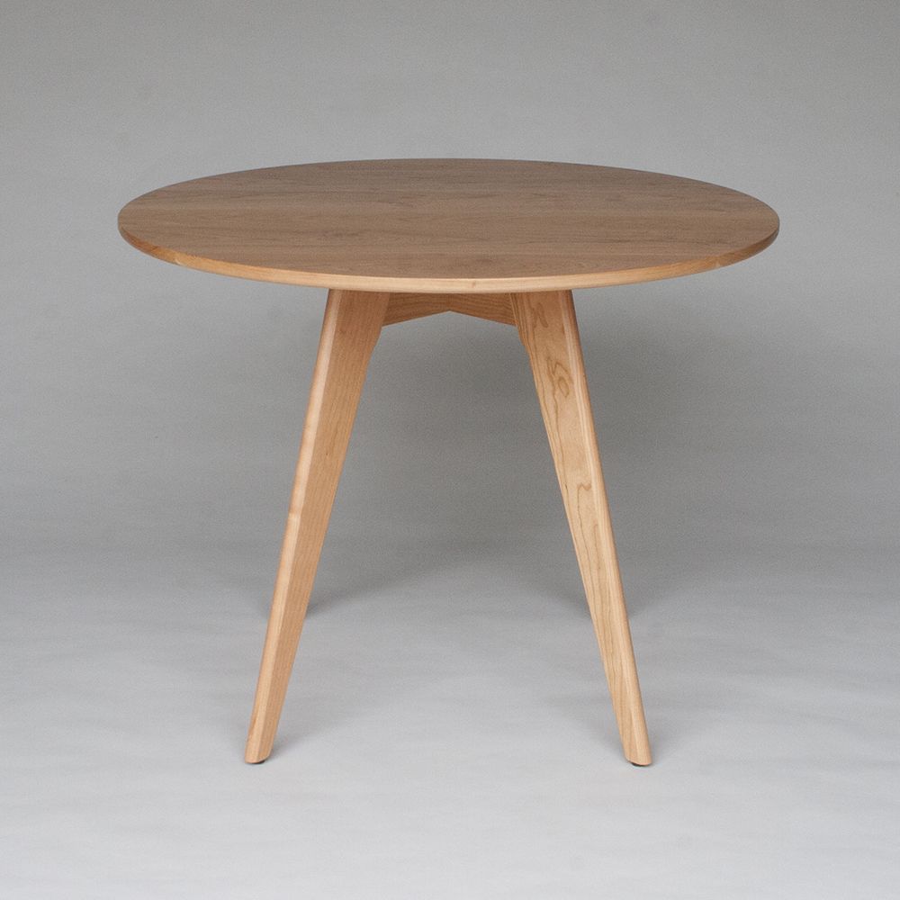 Custom Made Mid Century Modern Round Dining Table, Bistro ...