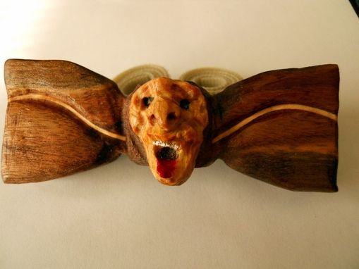 Custom Made The Scream Wood Bow Tie Ala Edvard Munch