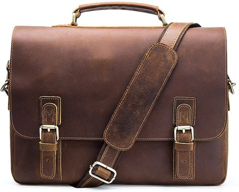Custom Made Business Bag Leather Laptop Bag Best Gift For Him Briefcase Handmade Leather Shoulder Bag