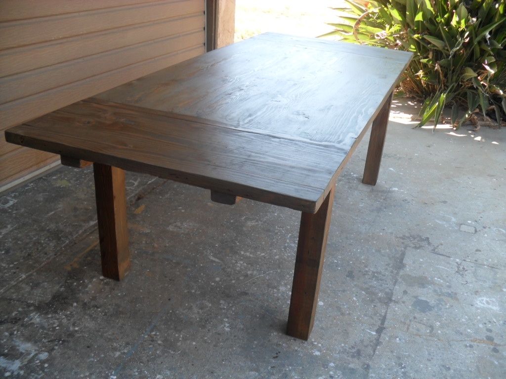 Handmade Reclaimed Wood Extension Dining Table Custom Made In The Usa From Reclaimed Wood by