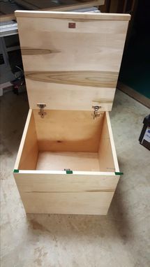 Custom Made Maple Storage Bench