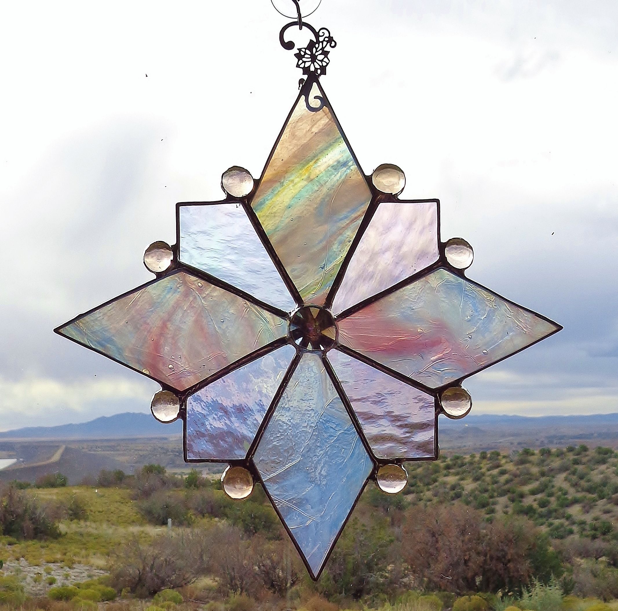 Custom Holiday Stained Glass Ornaments By Krysia Designs 8089