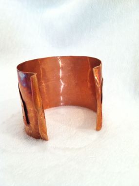 Custom Made Hand Hammered Copper Bracelet